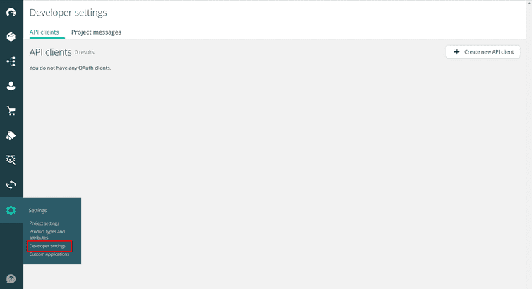 A screenshot of the Developer settings options